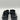 Steve Madden Black Gold Buckle Loafers Womens 6.5M Slip-On Man Made Material - Very Good - Ufashion