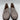 White Mountain Loafer Gunner Lug Sole Platform Gray Suede Chunky Size 7.5 M - Very Good - Ufashion