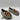 Myra Womens Cowhide Slip-On Shoes With Aztec Pattern & Rubber Sole Size 6 - Very Good - Ufashion