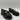 Nine West gables Womens Black Loafers With Gold Chain Accent Size 6.5M - Very Good - Ufashion