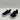Nike Kids Athletic Sneakers 7C Black/White With Red Swoosh & Pink Accents - Very Good - Ufashion