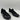 Calvin Klein Womens Black Slip-On Sneakers Size 9.5 Fabric & Leather Upper - Very Good - Ufashion