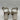Dolce Vita Silver Metallic Abiza Strappy Block Heel Sandals Size 7.5W - Very Good - Ufashion