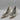 Nine West Ivory Satin Pointed Toe Heels With Rhinestone Embellishments 7.5M - Very Good - Ufashion