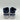 Adidas Kids High-Top Sneakers Navy & White Straps Size 8K - Very Good - Ufashion