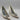 Nine West Ivory Satin Pointed Toe Heels With Rhinestone Embellishments 7.5M - Very Good - Ufashion