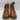 Duradero Men's 6” Moc Toe Leather Wedge Boots 1630 Rust-Brown Size 11 W - Very Good - Ufashion