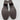 Barretos Womens Black Leather Block Heel Loafers 10M Gretel Slip-On Comfort Shoe - Very Good - Ufashion