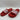 Adidas Adilette Shower Soccer Slides Mens 18 Red White 3-Stripes Logo Cloud Foam - Very Good - Ufashion