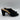 Journee Collection Women’s Allea Sandal Black  Faux Suede Size 8.5 - Very Good - Ufashion