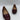 Naturalizer Womens Kari Burgundy Patent Leather Casual Flats Size 7.5 M - Like New - Ufashion