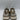Hush Puppies Cane FLATS Ceiling Off White/Gold Metallic Casual Sneaker Size 9.5M - Very Good - Ufashion
