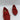 Journee Collection Women's Muriel Bow Detail Pointed Toe Flats Red Size 8 - Like New - Ufashion