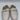 Naturalizer Emiline-Mule Women's Mules Ivory Faux Leather Size 8.5 M - Like New - Ufashion