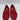 Journee Collection Women's Muriel Bow Detail Pointed Toe Flats Red Size 8 - Like New - Ufashion