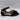 Journee Collection Women's Lana Scalloped Edge Ankle Strap Flats Black Size 7.5 - Very Good - Ufashion