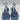 Steve Madden Buenas Sandal Sky Blue Leather Size 6 M - Very Good - Ufashion