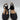 Kelly & Katie Espadrille Wedge Sandal Ankle Tie Black Canvas Size 9 M - Very Good - Ufashion