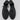 Journee Collection Women's Edna Pumps Black Suede Size 5.5 - Very Good - Ufashion