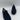 Journee Collection Womens Erika Loafer Almond Toe Navy Blue  Flats Size 5.5 - Like New - Ufashion