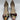 Bellini Women’s Floral Satin Pumps D'Orsay Heels Bow Dressy  Size 9.5 - Like New - Ufashion