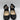 Jessica Simpson Saedra Wedge Pumps, Black Leather , Women's Size 7 M - Like New - Ufashion