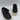 Le TIGRE Womens Midtown Lo Black  Fashion Sneaker Size 7.5 M - Very Good - Ufashion