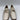 Aldo Women's Ivory Croc Print Leather Square Toe Lace Up Loafers Size 10 M - Very Good - Ufashion
