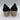 Adrienne Vittadini Sandals Womens Bailee Wedge Espadrille Black Size 9 M - Very Good - Ufashion