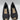 Adrienne Vittadini Sandals Womens Bailee Wedge Espadrille Black Size 9 M - Very Good - Ufashion