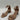 Kelly & Katie Marybel Block Heel Sandals Nude Textile Upper Adjustable Size 6.5M - Very Good - Ufashion