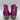 Ariat Ladies Dixon Electric Hot Pink Leather Western Boots Point Toe Size 9.5 B - Very Good - Ufashion