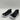 Adidas Kids Black & White Graphic Slip-On Shoes With Comfort Sole size 8K - Very Good - Ufashion