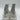 Alexander McQueen Tread Slick Leather High Top Sneakers Boots Silver Size 43 - Very Good - Ufashion