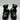 Matisse Womens Black Leather Studded Platform Sandals With Gold Buckles 6M - Like New - Ufashion