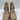 Korks Kari Booties  Heeled Square Toe Cutaway Boots Tan Beige Size 9.5 M - Very Good - Ufashion
