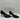 Karl Lagerfeld ROULLE Black Leather Pointy Toe Slip On High Heels Womens 8M/38.5 - Very Good - Ufashion