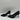 Karl Lagerfeld ROULLE Black Leather Pointy Toe Slip On High Heels Womens 8M/38.5 - Very Good - Ufashion