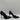Women’s Karl Lagerfeld Carmy Snake Embossed Leather Pump Black Size 7.5M - Very Good - Ufashion