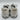 Off White Women’s Vulc Sneaker White/Grey/Beige Size 38 - Very Good - Ufashion
