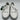 Off White Women’s Vulc Sneaker White/Grey/Beige Size 36 - Very Good - Ufashion