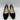 Marc Fisher Keri Pumps Women's Block Heel Black Suede Leather Size 9 M - Very Good - Ufashion