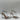 Women’s Andrea Wazen Dassy Sunset Pvc & Leather Sandals Silver Size 37.5 - Very Good - Ufashion