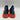 Fendi SCUBA Navy/Orange Knit Lace Up High Top Sneakers Men’s Size 5 - Very Good - Ufashion