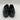 Valentino Garavani Black Leather Low Top Cap Toe 5-Eye Derby Shoes, Mens Size 38 - Very Good - Ufashion