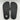Balenciaga Cities Black Rubber Pool Slide Sandals, Women’s Size 9 - Very Good - Ufashion