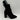 BCBGeneration ALLY Black Suede Pointed Toe Side Zip Block Heel Ankle Boots, 6B - Very Good - Ufashion