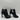 Michael Michael Kors Women's Lawson Open Toe Heels Black Size 7.5M - Very Good - Ufashion