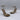 Gianvito Rossi Gold Glitter Stiletto Sandals Leather Heel Size 37 - Very Good - Ufashion