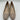 Prada Beige Suede Round Toe Block Heel Slip On Pumps Women’s Size 37.5 - Very Good - Ufashion